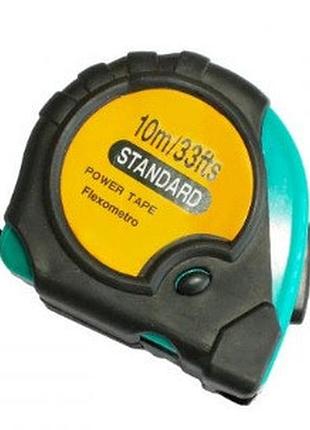 Рулетка гумова standart, 10м, q48