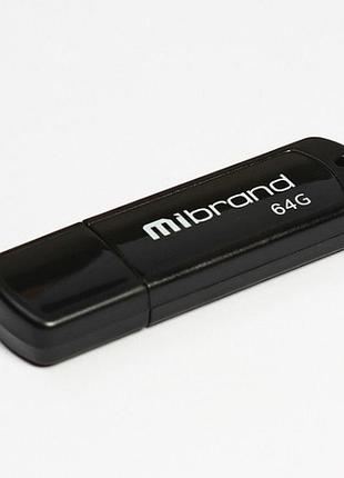 Флеш-накопичувач mibrand grizzly, usb 2.0, 64gb, blister