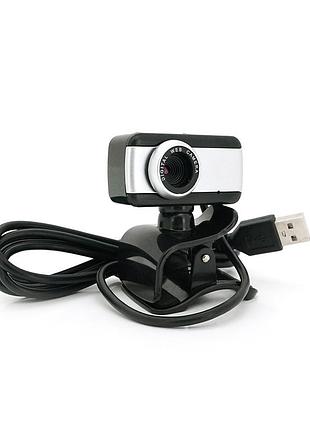 Вебкамера з гарнітурою q19, 720p, пласт. корпус, black/silver, q50