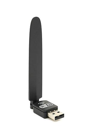 Бездротовий мережевий адаптер з антеною 10см wi-fi-usb lv-uw10srk -2db 8188, 802.11bgn, 150mb, 2.4 ghz, win7