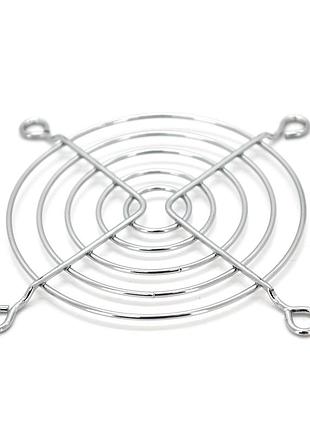 Решітка (гриль) для вентиляторів 80mm, silver