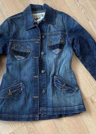 Куртка-піджак джинсовий calvin klein, massimo dutti, maje