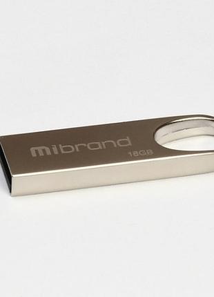Флеш-накопичувач mibrand irbis, usb 2.0, 16gb, metal design, blister