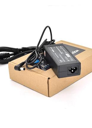 Блок живлення merlion для ноутбука asus 19v 3.42a (65 вт) штекер 5.5 * 2.5мм, довжина 0,9 м + кабель живлення