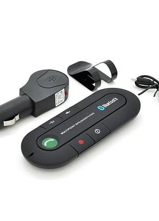 Bluetooth гарнітура для автомобіля lv-b08 bluetooth 4.1, азу, кабель micro-usb, утримувач, box