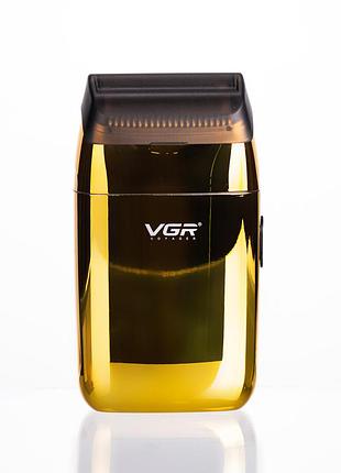 Электробритва шейвер с led-индикатором аккумуляторная vgr v-399
