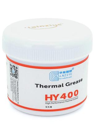 Паста термопровідна hy-410 100g, банку, white,> 0,925w / m-k, <0.262 ° c-in² / w, -30 ° ≈280 °, в'язкість -1k