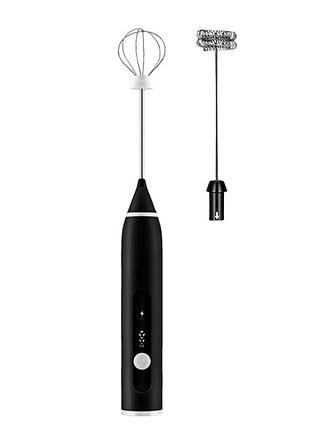 Капучинатор sokany sk-1772 акумуляторний чорний