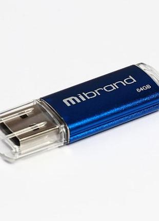 Флеш-накопичувач mibrand cougar, usb 2.0, 64gb, blister