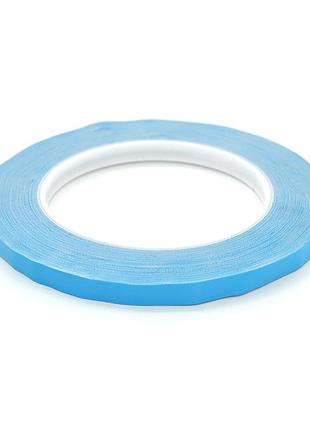 Скотч двобічний довжина 25м, ширина 8 мм синій