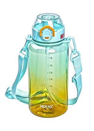 Бутылка для воды 1 л бутылочка с мундштуком мятная hp-14-31m