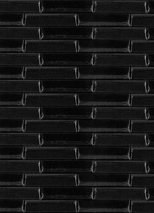 3d панель самоклеюча кладка 700х770х7мм чорна (038) sw-00000303