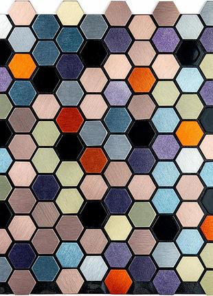 Самоклеющаяся алюминиевая плитка 300х300х3мм цветная sw-00001935