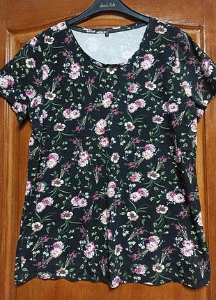 Футболка, лето, большой размер. 56---60