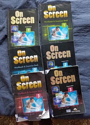 Англійська мова підручник on screen 1, 2,3