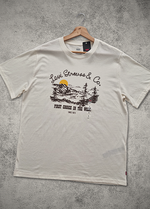 Оверсайз футболка levis, футболка чоловіча, оригінальна футболка levis