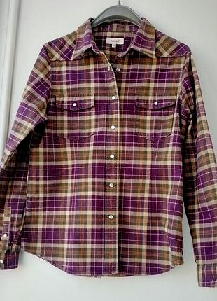 Стильная женская рубашка в клетку