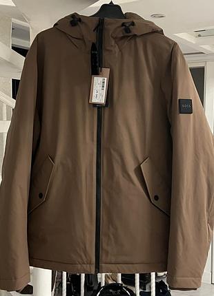 Чоловіча коричнева куртка boss, оригінал з магазину
