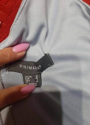 Нежное голубое платье primark 7