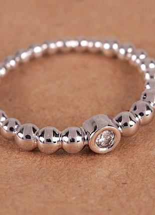 Кольцо из белого золота с бриллиантом k-0244