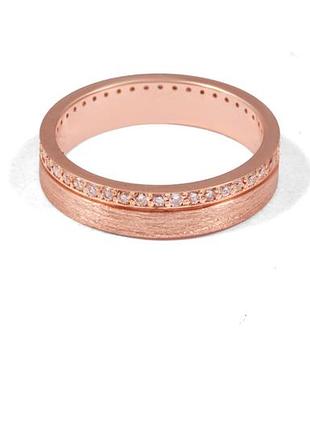 Обручальное женское кольцо с фианитами ok-0023