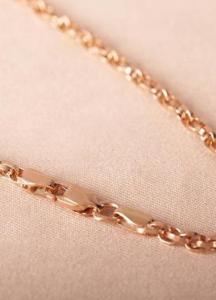 Женская золотая цепочка ручеек z-0004