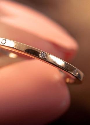 Обручальное кольцо из красного золота ok-0009