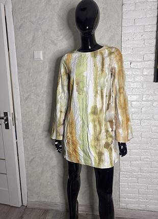 Коротка сукня плаття з довгими широкими рукавами h&m, s