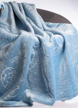 Дитячий теплий велюровий плед в ліжечко або коляску 105×140см