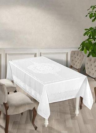 Водоотталкивающая тефлоновая скатерть 160х220см