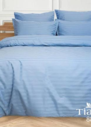 Комплект постельного белья tiare сатин stripe 88 голубой