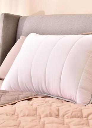 Набор подушек 2 шт. 50х70 см. ideia line антиаллергенное волокно с молнией белая