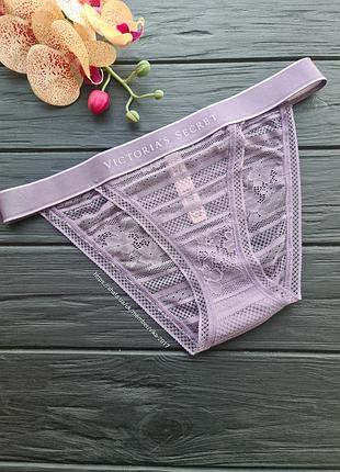 Мереживні трусики з лого вікторія сікрет victoria´s secret
