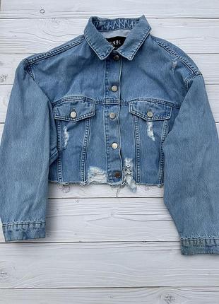 Джинсова куртка жіноча,розмір s