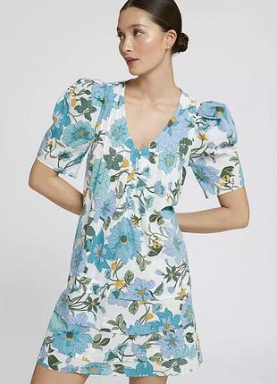 🩵 легенька бавовняна сукня вільного крою від бренду other stories, р.eur42, на розмір л-хл