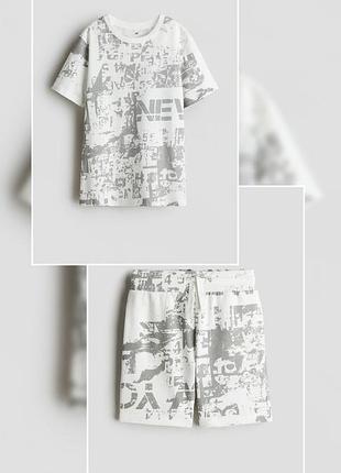 Комплект h&m шорты и футболка