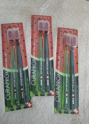 Набір зубних щіток curaprox  5460 ultra soft limited