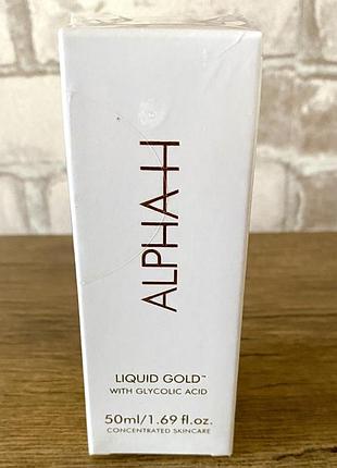 Новий культовий тонік пілінг liquid gold with glycolic acid alpha-h, 50 мл,австралія,оригінал!