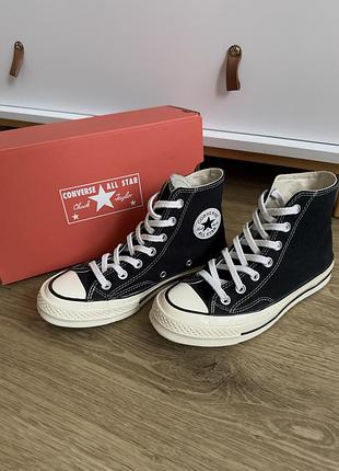 Кеди високі Converse Chuck Taylor All Star Sloane Glam Leather Low Top black