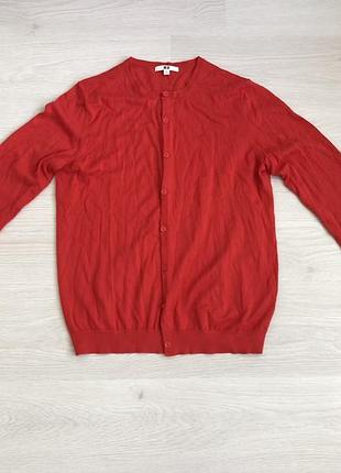 Котоновий кардиган на гудзиках uniqlo, xl