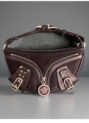 Сумка вінтаж  хобо міні  versace medusa hobo оригінал