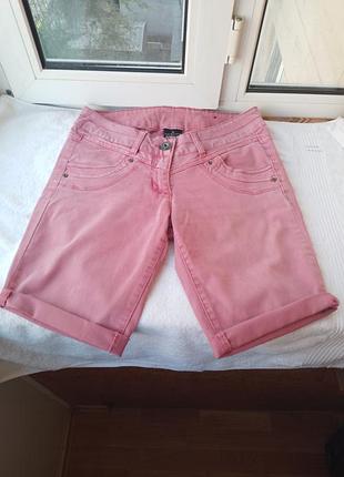 Брендовые джинсовые стрейчевые шорты