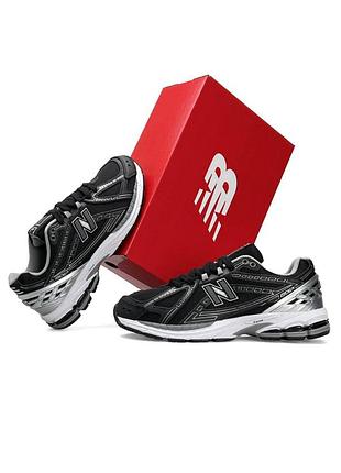 Мужские кроссовки new balance 1906r black silver white
