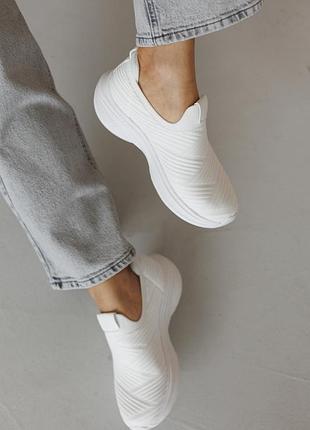 Кроссовки женские сетка 591824 белые