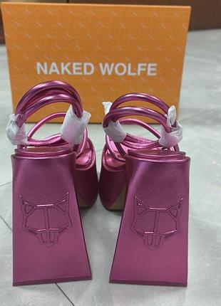 Жіночі сандалі на платформі naked wolfe – 3 кольори, розміри 35-40 оригінальне пакування каблук 15 см