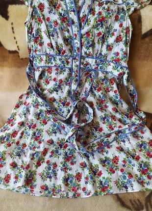 Хлопковое платье на пуговицах oasis,для девочек и девушек,размер xs-s,.130 грн