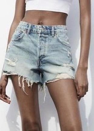 Джинсові шорти zara