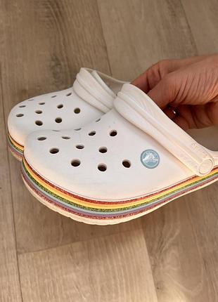 Crocs на дівчинку, розмір j3 , стан гарний, без явних дефектів.
