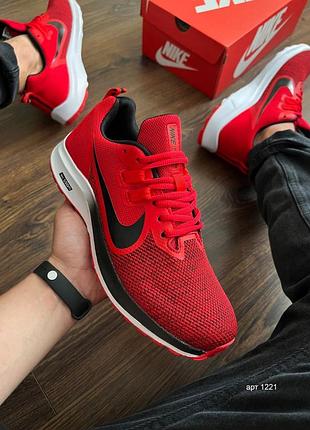 Кросівки чоловічі nike zoom червоні