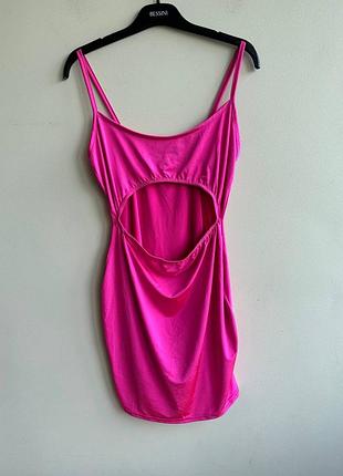 Женское платье мини с разрезом на животе boohoo